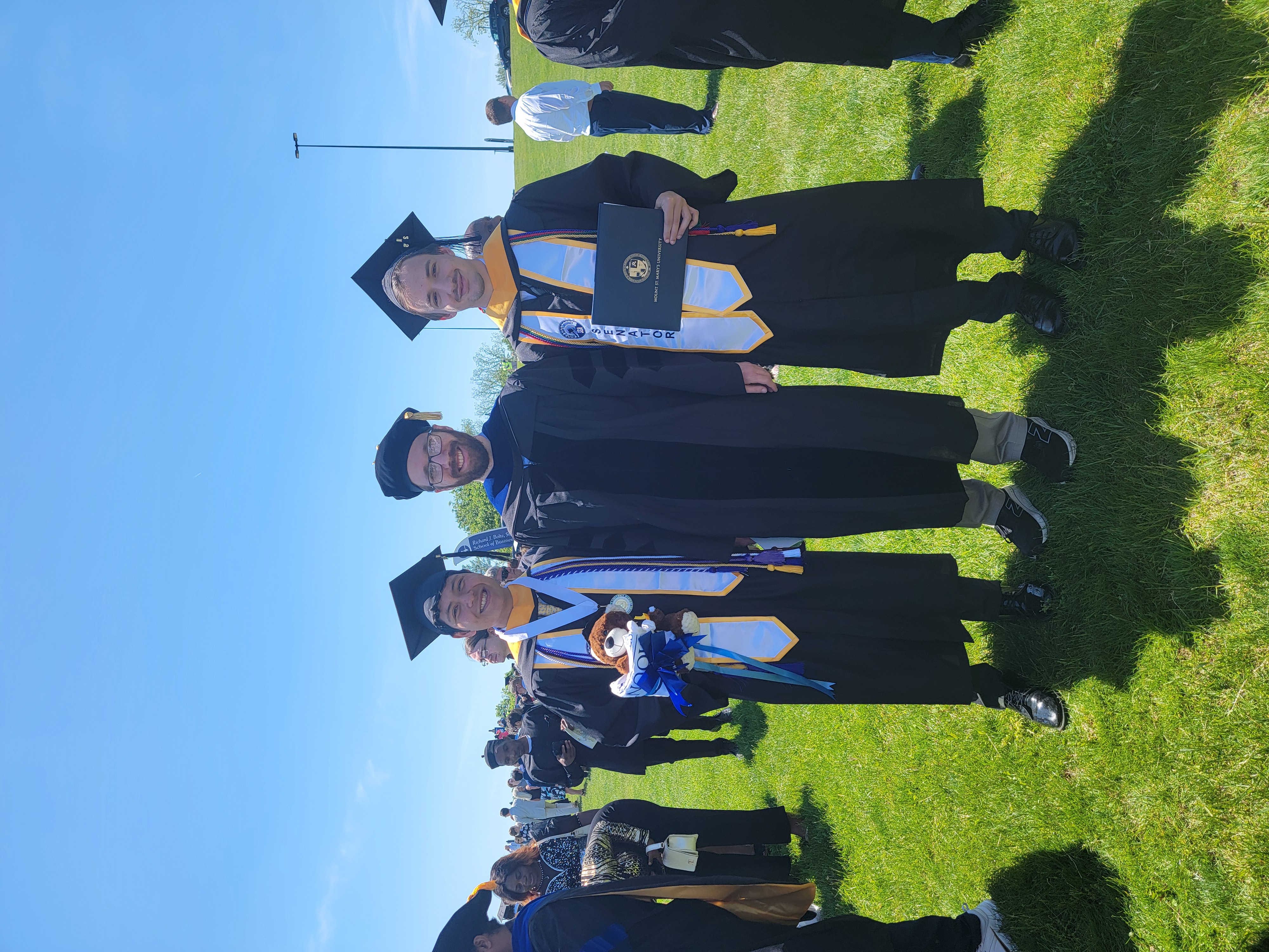 Anthony Zaccaria and John Marinelli at Graduation