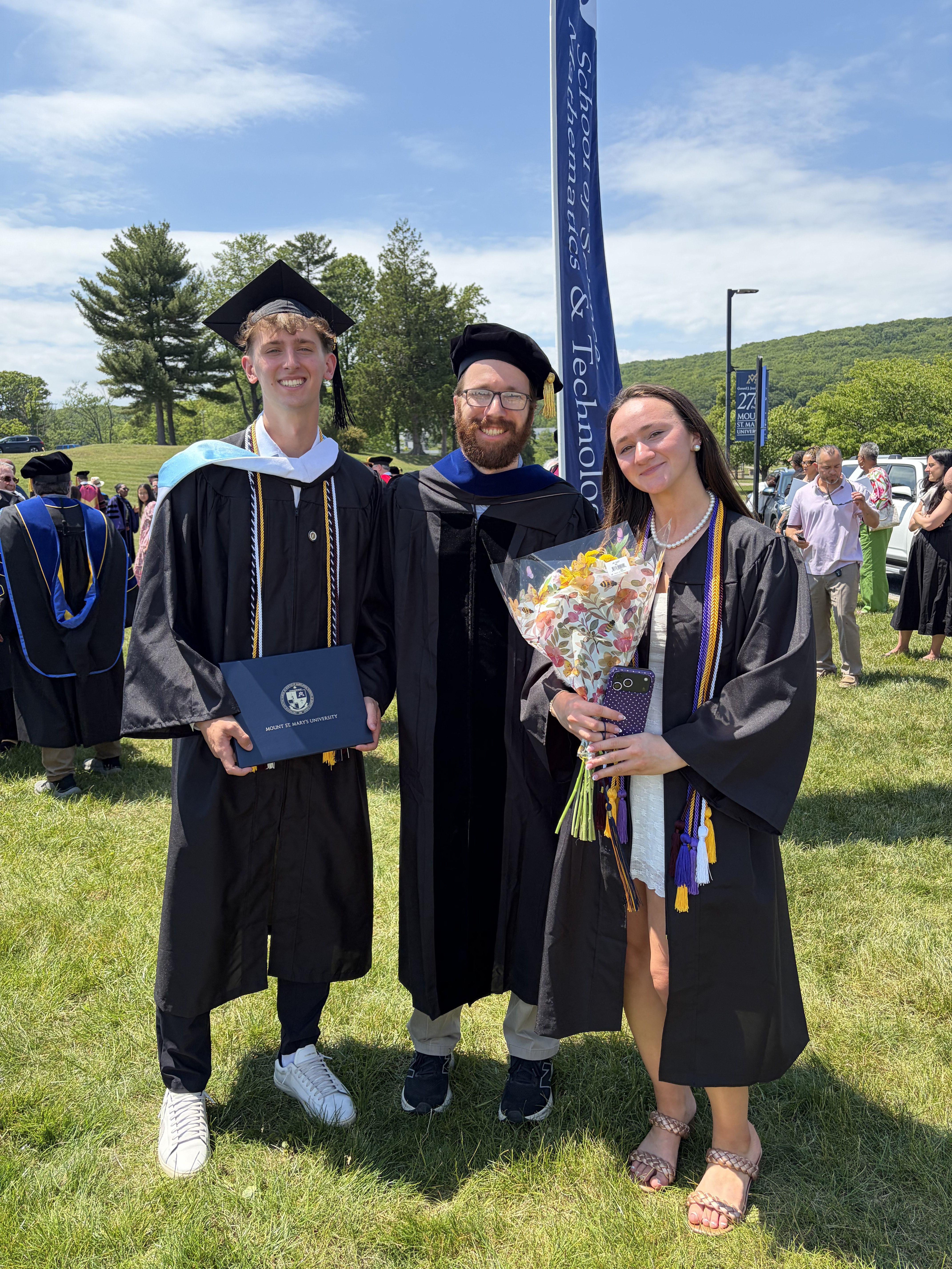 Patrick Haigh and Julie Barton at Graduation